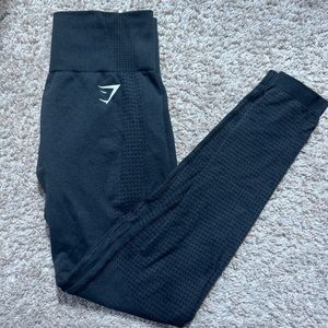 GYMSHARK VITAL 2.0 LEGGINGS BLACK MARL